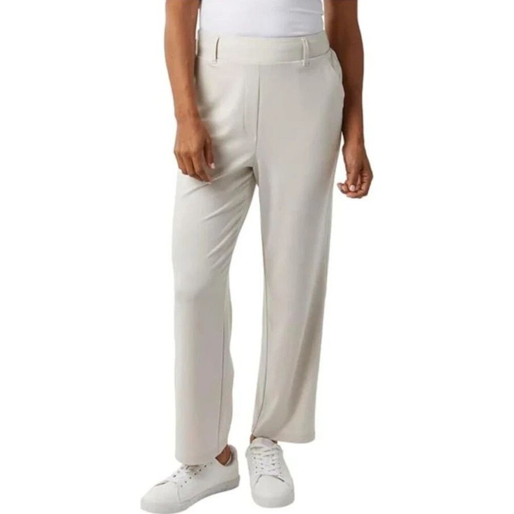 32 Degrees Cool Stretch Twill Pull On Pants Cream 4-Way Stretch Women’s S